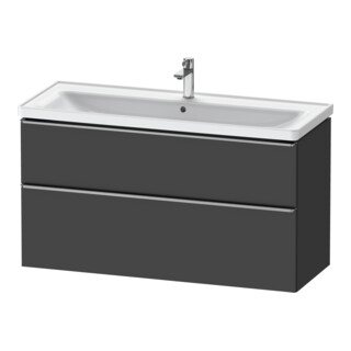 Duravit Waschtischunterschrank D-Neo 118,4x45,2x62,5cm, 2 A, wd, ES geb/Gra m