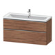 Duravit Waschtischunterschrank D-Neo 118,4x45,2x62,5cm, 2 A, wd, ES geb/Nu N-1