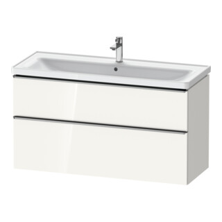 Duravit Waschtischunterschrank D-Neo 118,4x45,2x62,5cm, 2 A, wd, ES geb/w hgl