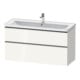 Duravit Waschtischunterschrank D-Neo 118,4x45,2x62,5cm, 2 A, wd, ES geb/w hgl-1