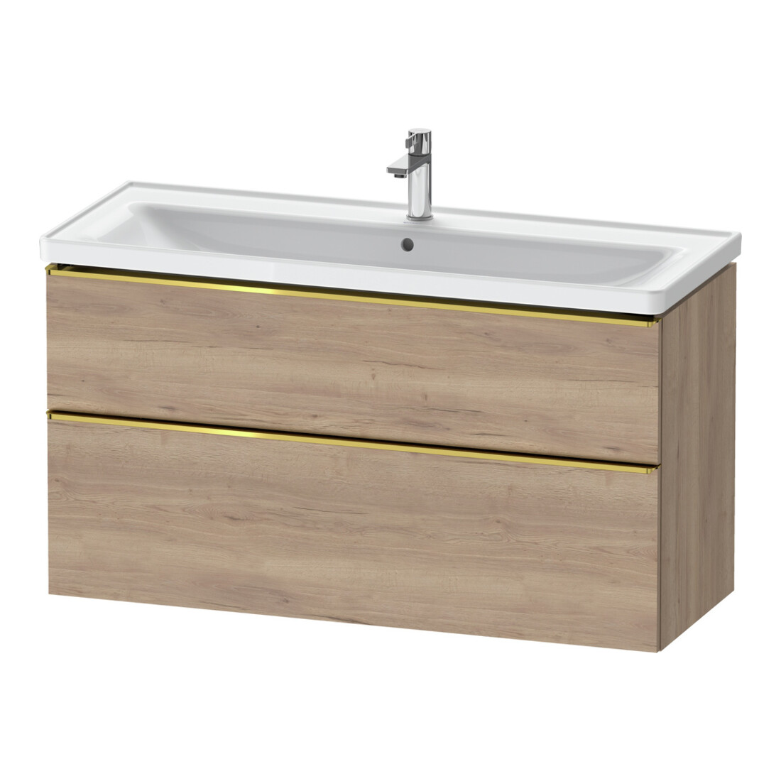 Duravit Waschtischunterschrank D-Neo 118,4x45,2x62,5cm, 2 A, wd, g pol/Ei ma