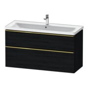 Duravit Waschtischunterschrank D-Neo 118,4x45,2x62,5cm, 2 A, wd, g pol/Ei sw