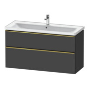 Duravit Waschtischunterschrank D-Neo 118,4x45,2x62,5cm, 2 A, wd, g pol/gra ma