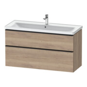 Duravit Waschtischunterschrank D-Neo 118,4x45,2x62,5cm, 2 A, wd, sw/Ei marm.