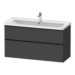 Duravit Waschtischunterschrank D-Neo 118,4x45,2x62,5cm, 2 A, wd, sw/Grap ma