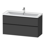 Duravit Waschtischunterschrank D-Neo 118,4x45,2x62,5cm, 2 A, wd, sw/Grap ma