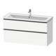 Duravit Waschtischunterschrank D-Neo 118,4x45,2x62,5cm, 2 A, wd, sw/w ma-1