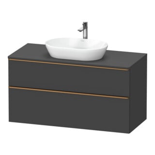 Duravit Waschtischunterschrank D-Neo 120x55cm, b geb/Gra m, 2 SBK, 1 A, 1 Pl