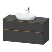 Duravit Waschtischunterschrank D-Neo 120x55cm, b geb/Gra m, 2 SBK, 1 A, 1 Pl