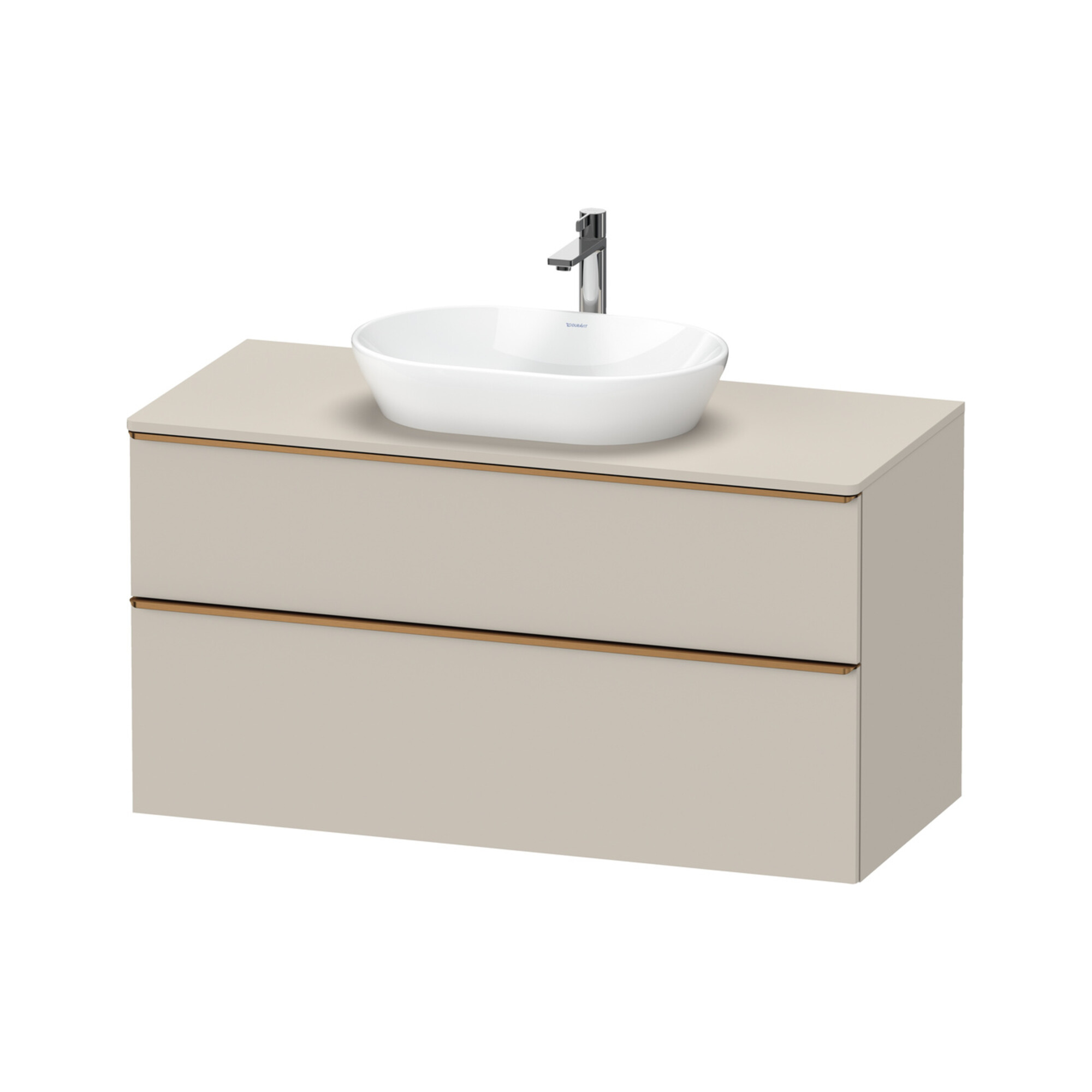 Duravit Waschtischunterschrank D-Neo 120x55cm, b geb/Ta m, 2 SBK, 1 A, 1 Pl