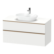 Duravit Waschtischunterschrank D-Neo 120x55cm, b geb/w m, 2 SBK, 1 A, 1 Pl