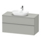 Duravit Waschtischunterschrank D-Neo 120x55cm, ES geb/gr m, 2 SBK, 1 A, 1 Pl-1