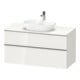 Duravit Waschtischunterschrank D-Neo 120x55cm, ES geb/w g, 2 SBK, 1 A, 1 Pl-1
