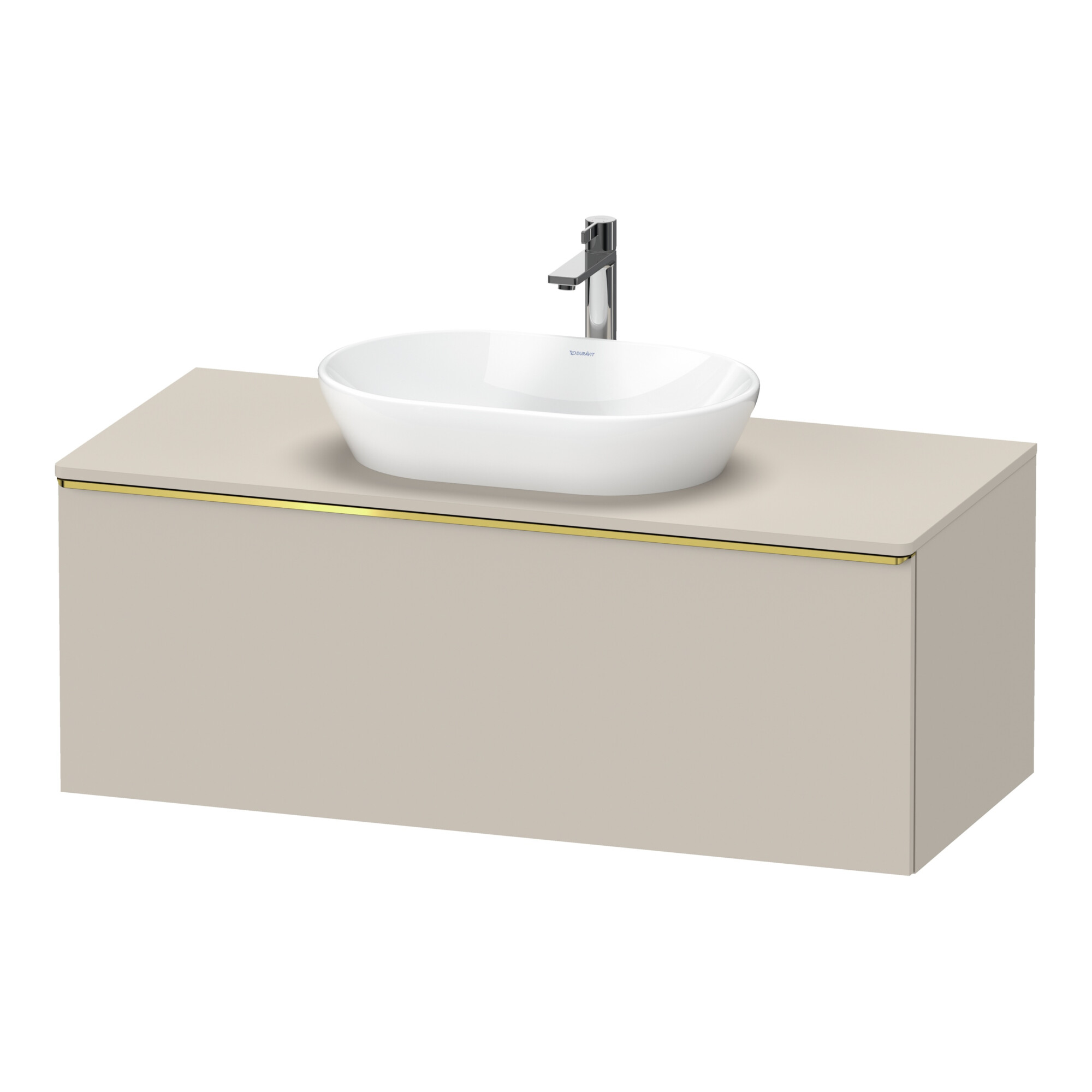 Duravit Waschtischunterschrank D-Neo 120x55cm, g pol/Tau m, 1 A, 1 Pl, wandhängend