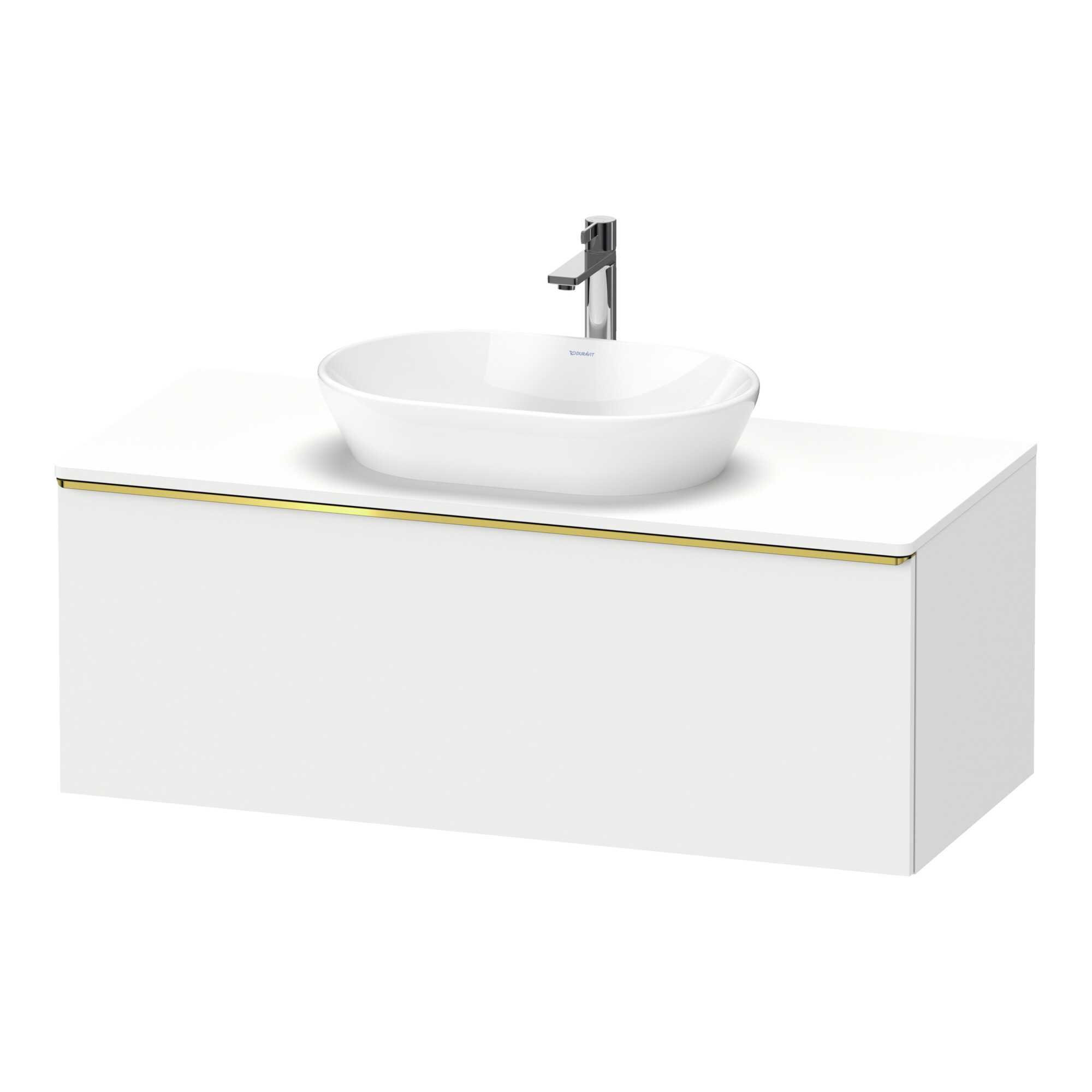 Duravit Waschtischunterschrank D-Neo 120x55cm, g pol/w m, 1 A, 1 Pl, wandhängend