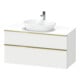 Duravit Waschtischunterschrank D-Neo 120x55cm, g pol/w m, 2 SBK, 1 A, 1 Pl-1