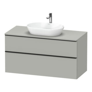 Duravit Waschtischunterschrank D-Neo 120x55cm, sw/gr m, 2 SBK, 1 A, 1 Pl