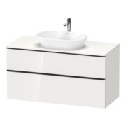 Duravit Waschtischunterschrank D-Neo 120x55cm, sw/w g, 2 SBK, 1 A, 1 Pl