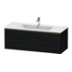 Duravit Waschtischunterschrank D-Neo 121x46,2cm, b geb/Ei sw, 1 Ausz., wandhängend-1
