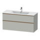 Duravit Waschtischunterschrank D-Neo 121x46,2cm, b geb/gr m, 1 Kast, 1 Ausz.-1