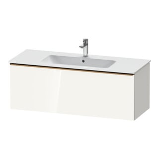 Duravit Waschtischunterschrank D-Neo 121x46,2cm, b geb/we hgl, 1 Ausz., wandhängend