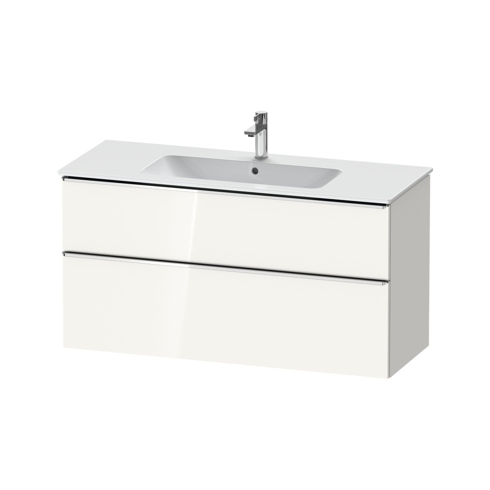Duravit Waschtischunterschrank D-Neo 121x46,2cm, c/w hgl, 1 Schubk., 1 Ausz.
