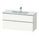 Duravit Waschtischunterschrank D-Neo 121x46,2cm, c/w ma, 1 Schubk., 1 Ausz.-1
