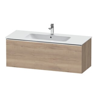 Duravit Waschtischunterschrank D-Neo 121x46,2cm, ch/Ei marm., 1 Ausz., wandhängend