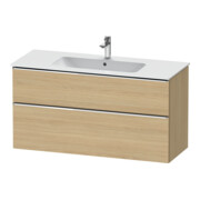 Duravit Waschtischunterschrank D-Neo 121x46,2cm, ch/Ei N, 1 Schubk., 1 Ausz.