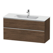 Duravit Waschtischunterschrank D-Neo 121x46,2cm, ch/nb d, 1 Schubk., 1 Ausz.