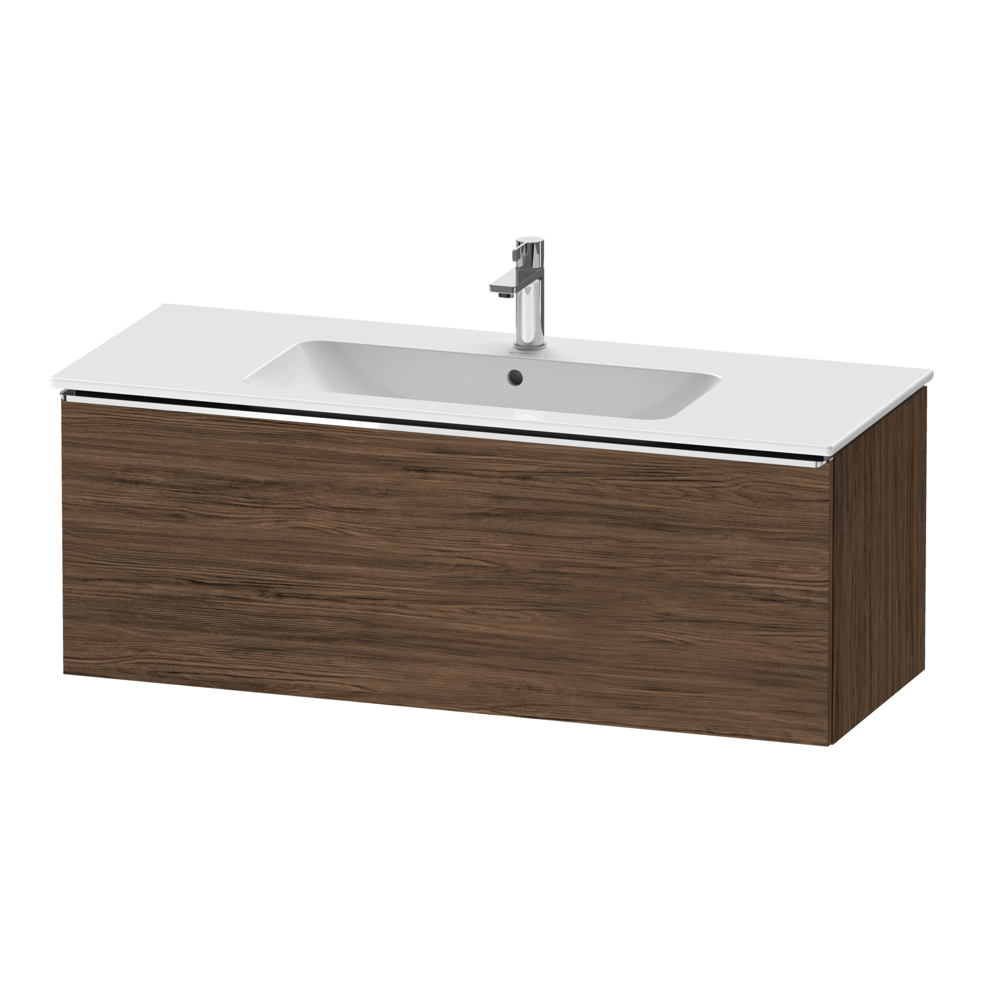 Duravit Waschtischunterschrank D-Neo 121x46,2cm, ch/nb dkl., 1 Ausz., wandhängend