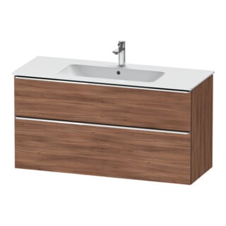 Duravit Waschtischunterschrank D-Neo 121x46,2cm, ch/nb N, 1 Schubk., 1 Ausz.