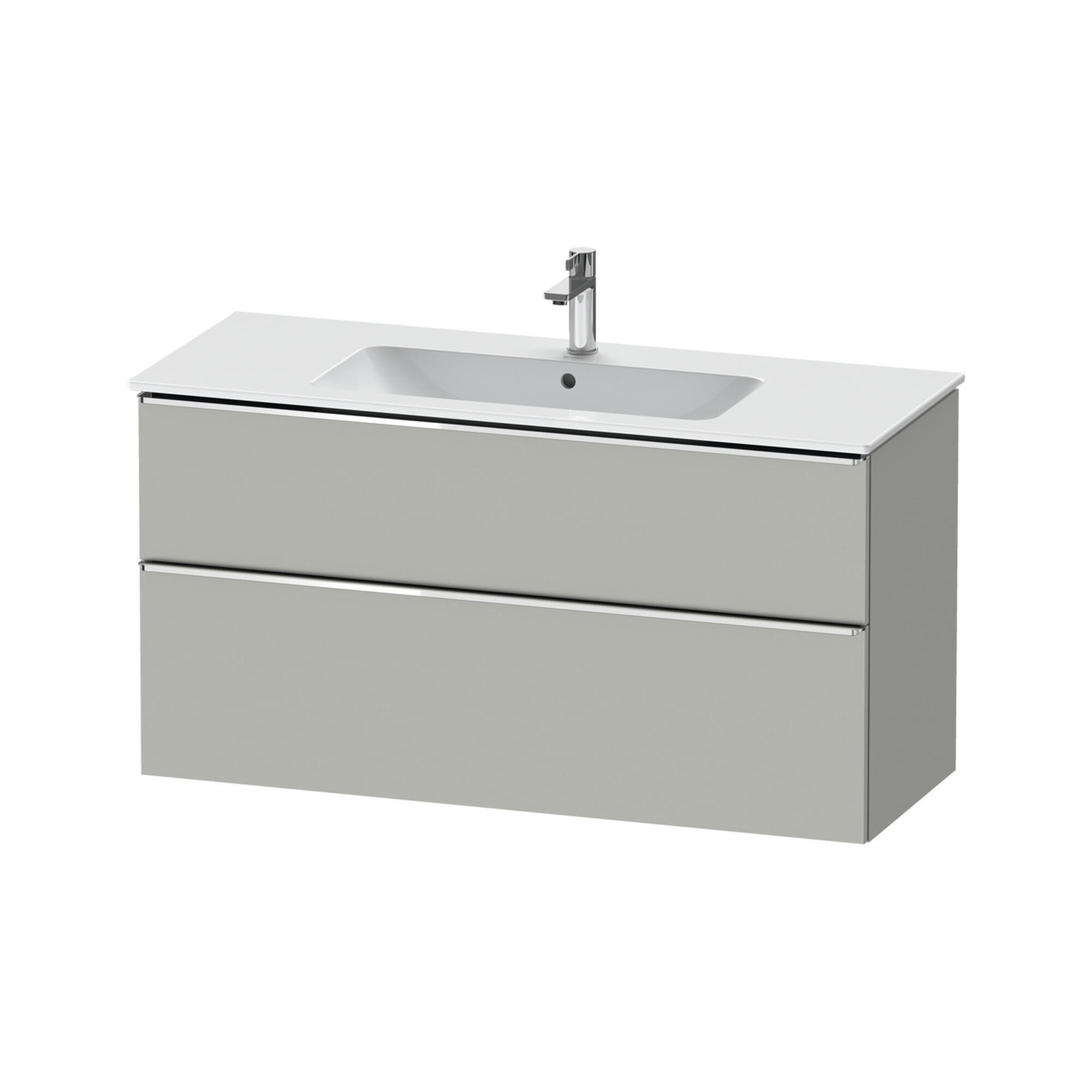 Duravit Waschtischunterschrank D-Neo 121x46,2cm, chr/Bet m, 1 Kast, 1 Ausz.