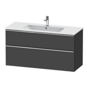 Duravit Waschtischunterschrank D-Neo 121x46,2cm, chr/Gra m, 1 Kast, 1 Ausz.