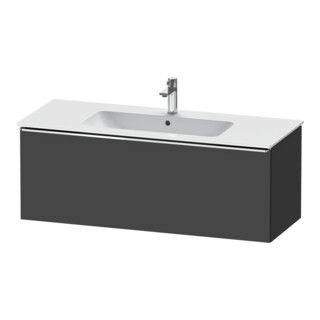 Duravit Waschtischunterschrank D-Neo 121x46,2cm, chr/Grap ma, 1 Ausz., wandhängend