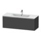 Duravit Waschtischunterschrank D-Neo 121x46,2cm, chr/Grap ma, 1 Ausz., wandhängend-1