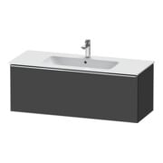 Duravit Waschtischunterschrank D-Neo 121x46,2cm, chr/Grap ma, 1 Ausz., wandhängend
