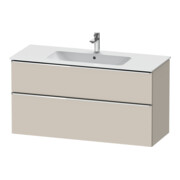 Duravit Waschtischunterschrank D-Neo 121x46,2cm, chr/Taup m, 1 Kast, 1 Ausz.