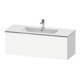 Duravit Waschtischunterschrank D-Neo 121x46,2cm, chr/we ma, 1 Ausz., wandhängend-1