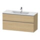 Duravit Waschtischunterschrank D-Neo 121x46,2cm, ES geb/Ei N, 1 Kast, 1 Ausz.-1