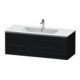 Duravit Waschtischunterschrank D-Neo 121x46,2cm, ES geb/Ei sw, 1 Ausz., wandhängend-1