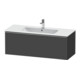 Duravit Waschtischunterschrank D-Neo 121x46,2cm, ES geb/Gra m, 1 Ausz., wandhängend-1