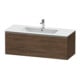 Duravit Waschtischunterschrank D-Neo 121x46,2cm, ES geb/Nu d, 1 Ausz., wandhängend-1