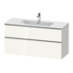 Duravit Waschtischunterschrank D-Neo 121x46,2cm, ES geb/w g, 1 Kast, 1 Ausz.-1