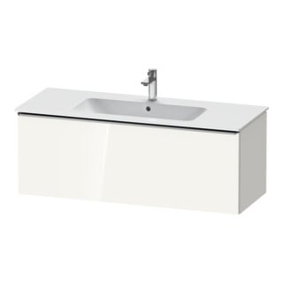 Duravit Waschtischunterschrank D-Neo 121x46,2cm, ES geb/w hgl, 1 Ausz., wandhängend