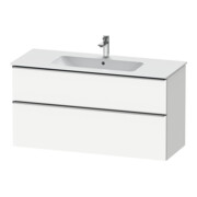 Duravit Waschtischunterschrank D-Neo 121x46,2cm, ES geb/w m, 1 Kast, 1 Ausz.