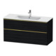 Duravit Waschtischunterschrank D-Neo 121x46,2cm, g pol/Ei s, 1 Kast, 1 Ausz.-1