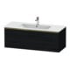 Duravit Waschtischunterschrank D-Neo 121x46,2cm, g pol/Ei sw, 1 Ausz., wandhängend-1