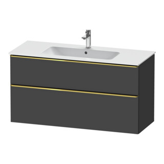 Duravit Waschtischunterschrank D-Neo 121x46,2cm, g pol/gra m, 1 Kast, 1 Ausz.