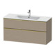 Duravit Waschtischunterschrank D-Neo 121x46,2cm, g pol/Lei, 1 Kast, 1 Ausz.-1